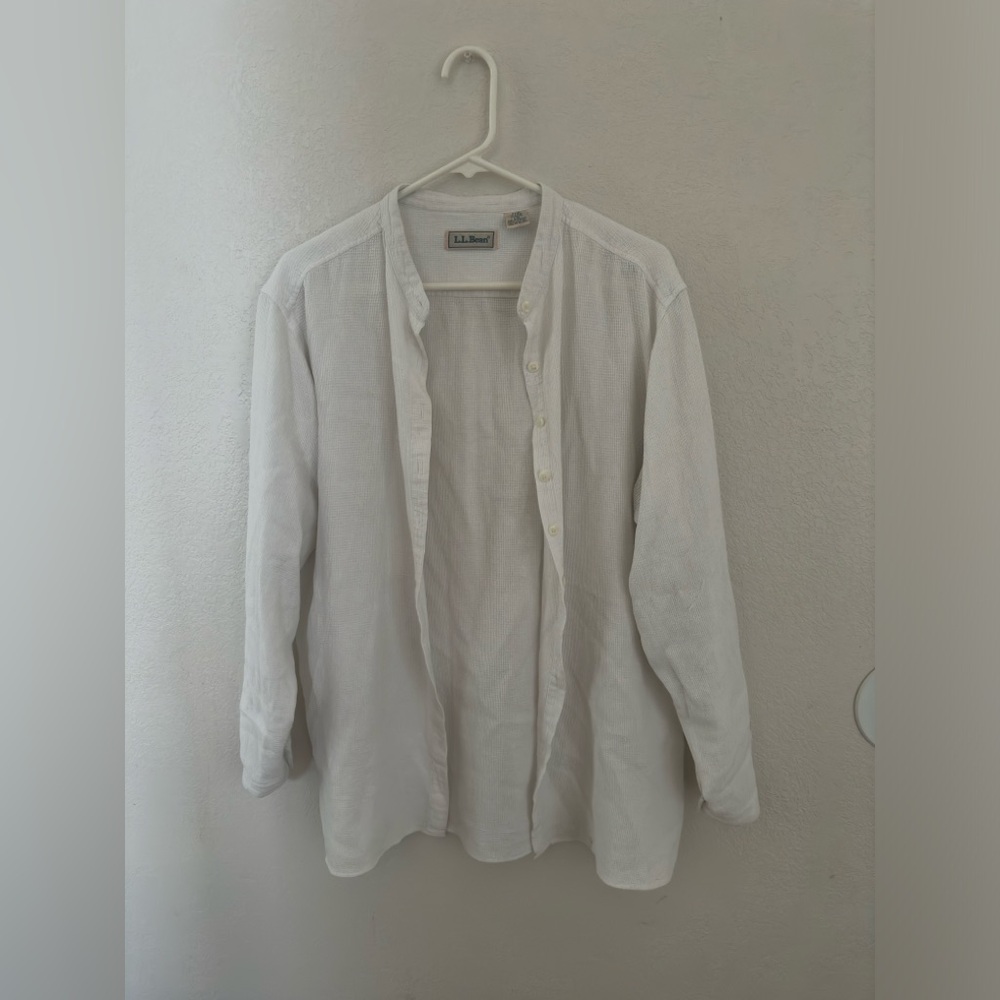 LL Bean size large button down